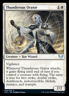 Thunderous Orator [Strixhaven: School of Mages]-1