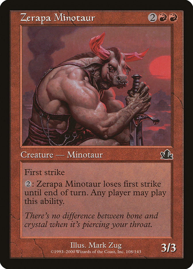 Zerapa Minotaur [Prophecy]-1