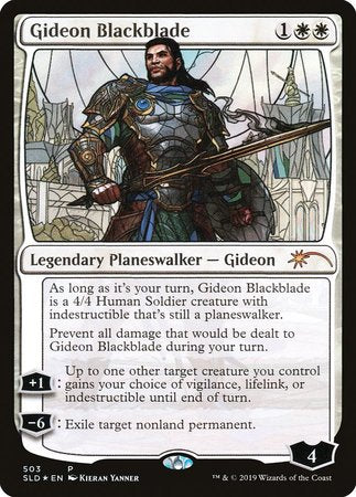 Gideon Blackblade (Stained Glass) [Secret Lair Drop Promos]-1