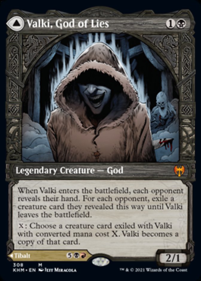 Valki, God of Lies // Tibalt, Cosmic Impostor (Showcase) [Kaldheim]-1