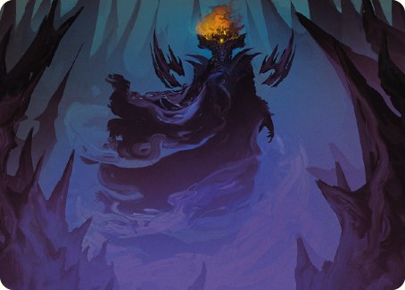 Sauron, the Necromancer Art Card [The Lord of the Rings: Tales of Middle-earth Art Series]-1