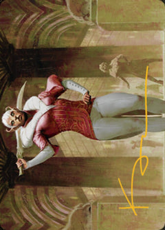 Mage's Attendant Art Card (Gold-Stamped Signature) [Streets of New Capenna Art Series]-1