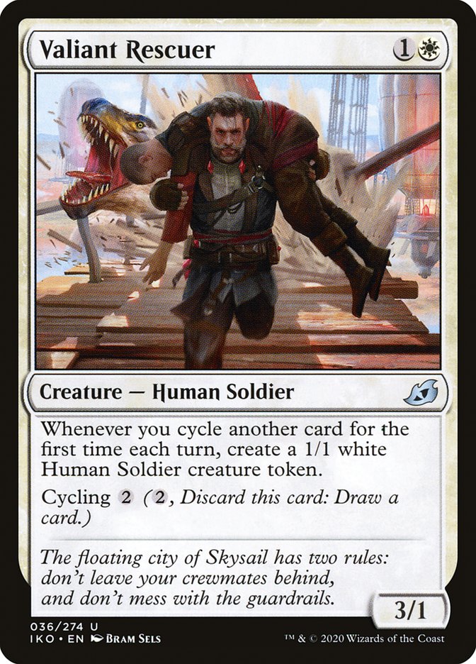 Valiant Rescuer [Ikoria: Lair of Behemoths]-1