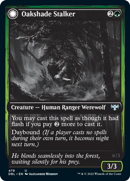 Oakshade Stalker // Moonlit Ambusher [Innistrad: Double Feature]-1