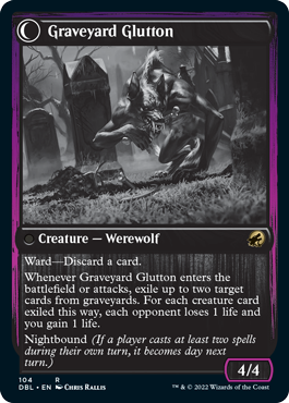 Graveyard Trespasser // Graveyard Glutton [Innistrad: Double Feature]-2