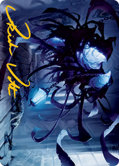 Spectral Adversary Art Card (Gold-Stamped Signature) [Innistrad: Midnight Hunt Art Series]-1