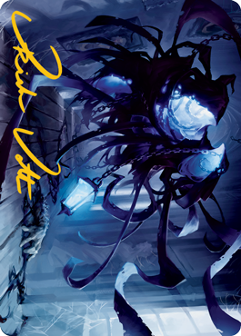 Spectral Adversary Art Card (Gold-Stamped Signature) [Innistrad: Midnight Hunt Art Series]-1