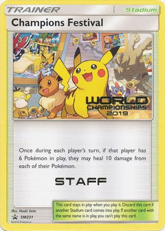 Champions Festival (SM231) (Staff 2019) [Sun & Moon: Black Star Promos]-1