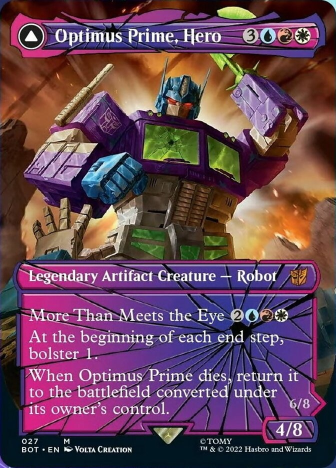 Optimus Prime, Hero // Optimus Prime, Autobot Leader (Shattered Glass) [Transformers]-1