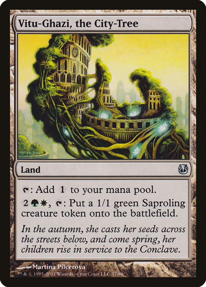 Vitu-Ghazi, the City-Tree [Duel Decks: Ajani vs. Nicol Bolas]-1