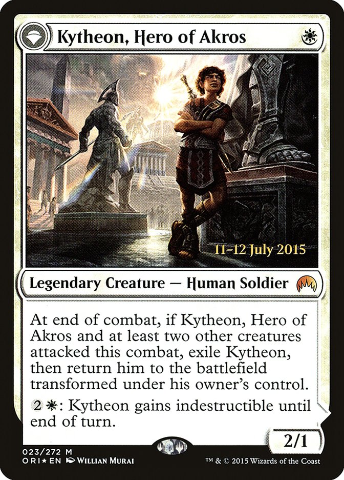 Kytheon, Hero of Akros // Gideon, Battle-Forged [Magic Origins Prerelease Promos]-1
