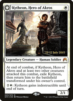 Kytheon, Hero of Akros // Gideon, Battle-Forged [Magic Origins Prerelease Promos]-1