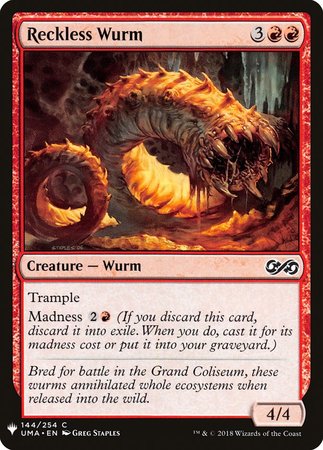 Reckless Wurm [Mystery Booster]-1