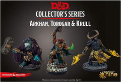 D&D Collectors Series Miniatures Baldurs Gate Descent into Avernus Arkhan, Torogar & Krull-1