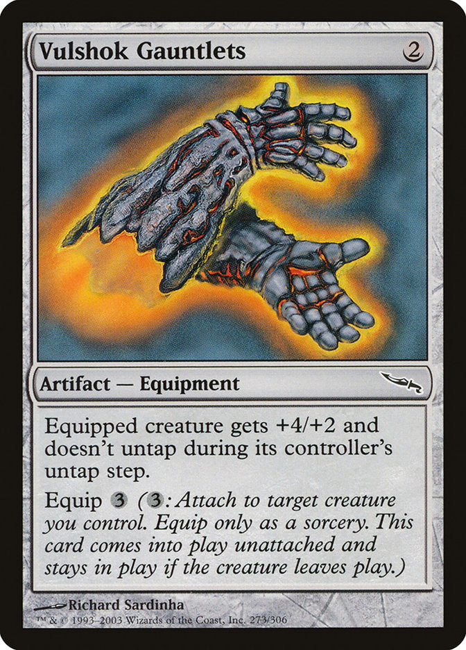 Vulshok Gauntlets [Mirrodin]-1