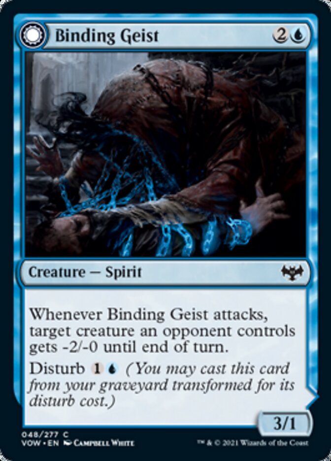 Binding Geist // Spectral Binding [Innistrad: Crimson Vow]-1
