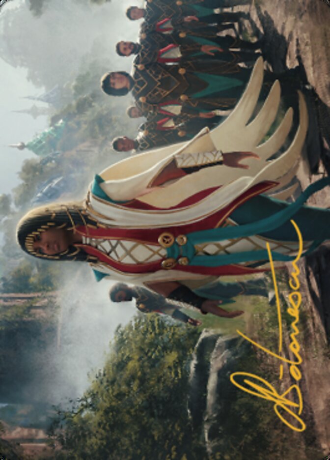 Queen Kayla bin-Kroog Art Card (Gold-Stamped Signature) [The Brothers' War Art Series]-1