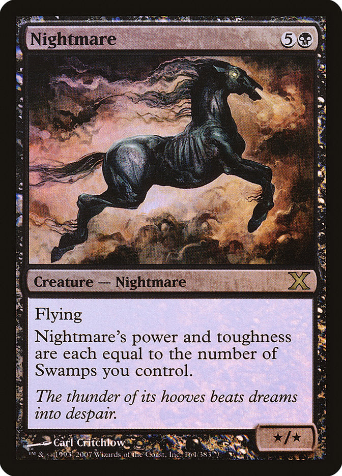 Nightmare (Premium Foil) [Tenth Edition]-1