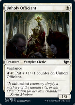 Unholy Officiant [Innistrad: Crimson Vow]-1