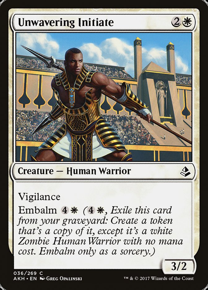 Unwavering Initiate [Amonkhet]-1