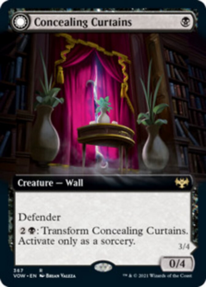 Concealing Curtains // Revealing Eye (Extended Art) [Innistrad: Crimson Vow]-1