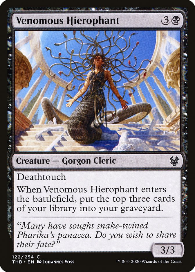 Venomous Hierophant [Theros Beyond Death]-1