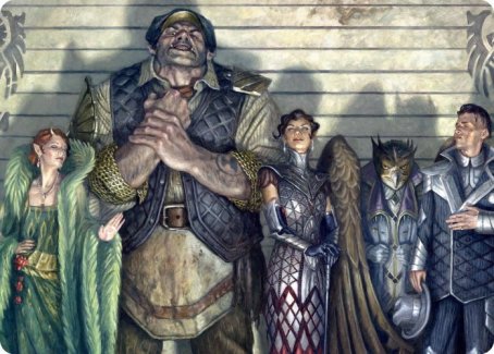 Rogues' Gallery Art Card [Streets of New Capenna Art Series]-1
