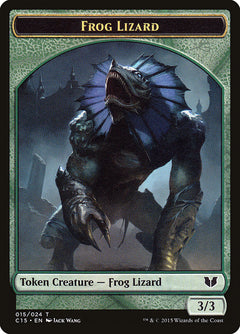Frog Lizard // Germ Double-Sided Token [Commander 2015 Tokens]-1