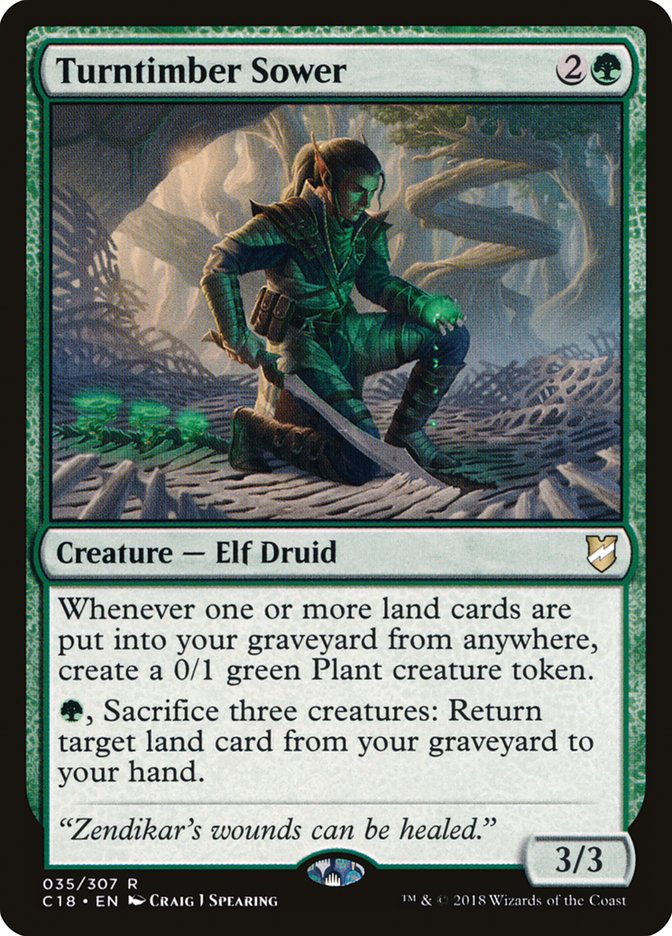 Turntimber Sower [Commander 2018]-1