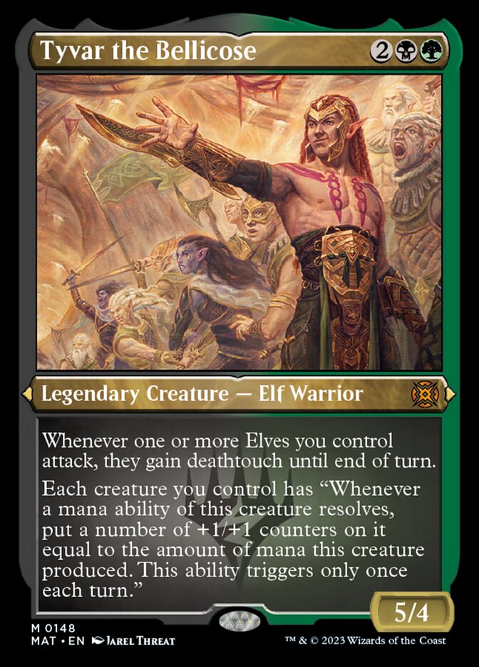 Tyvar the Bellicose (Foil Etched) [March of the Machine: The Aftermath]-1