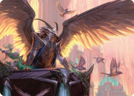 Falco Spara, Pactweaver 1 Art Card [Streets of New Capenna Art Series]-1
