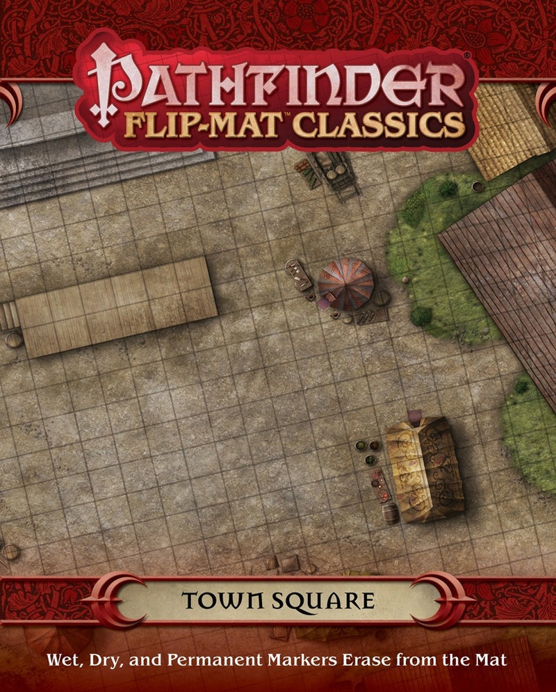 Pathfinder Accessories Flip Mat Classics Town Square-1