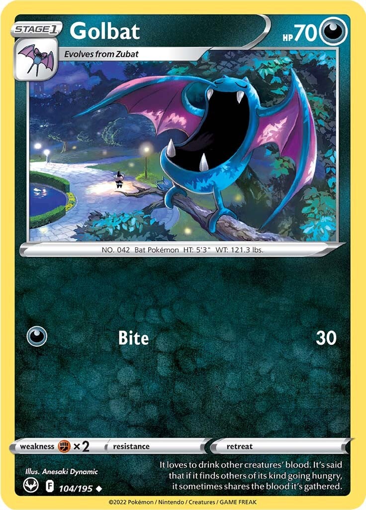 Golbat (104/195) [Sword & Shield: Silver Tempest]-1