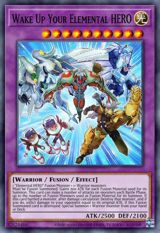 Wake Up Your Elemental HERO (CR) [MAZE-EN014] Collector Rare