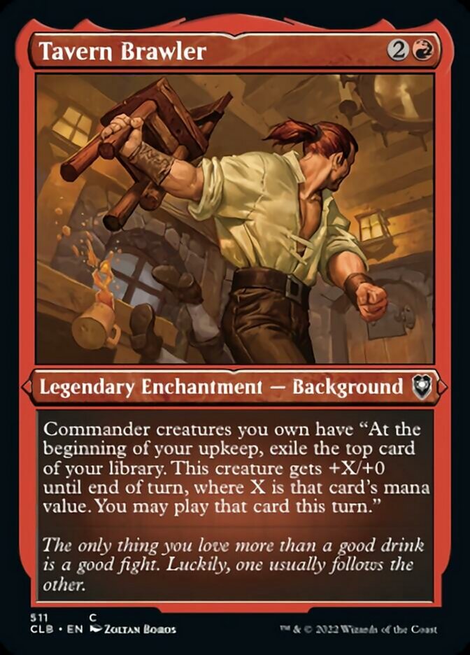 Tavern Brawler (Foil Etched) [Commander Legends: Battle for Baldur's Gate]-1
