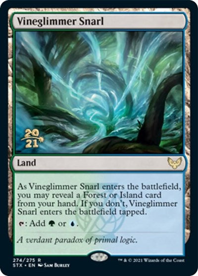 Vineglimmer Snarl [Strixhaven: School of Mages Prerelease Promos]-1
