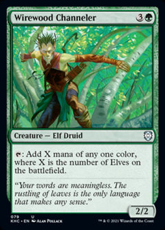 Wirewood Channeler [Kaldheim Commander]-1