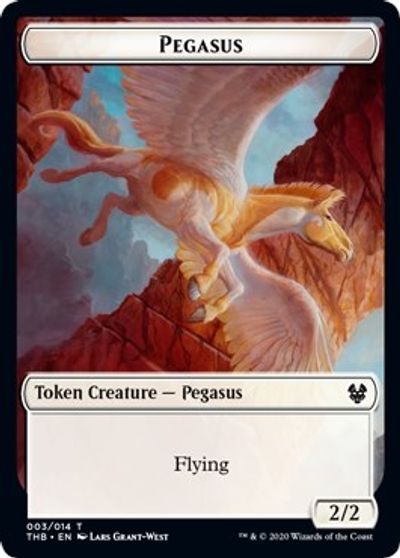 Pegasus // Wall Double-Sided Token [Challenger Decks 2021 Tokens]-1