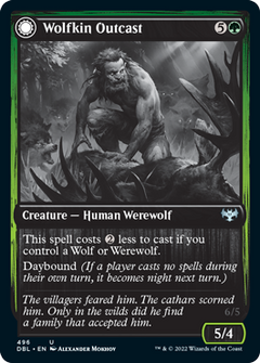 Wolfkin Outcast // Wedding Crasher [Innistrad: Double Feature]-1