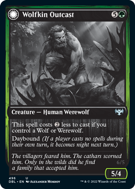 Wolfkin Outcast // Wedding Crasher [Innistrad: Double Feature]-1