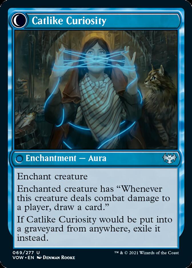 Mischievous Catgeist // Catlike Curiosity [Innistrad: Crimson Vow]-2