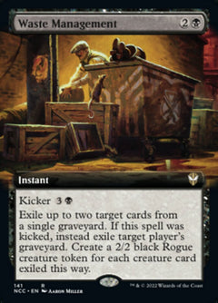 Waste Management (Extended Art) [Streets of New Capenna Commander]-1