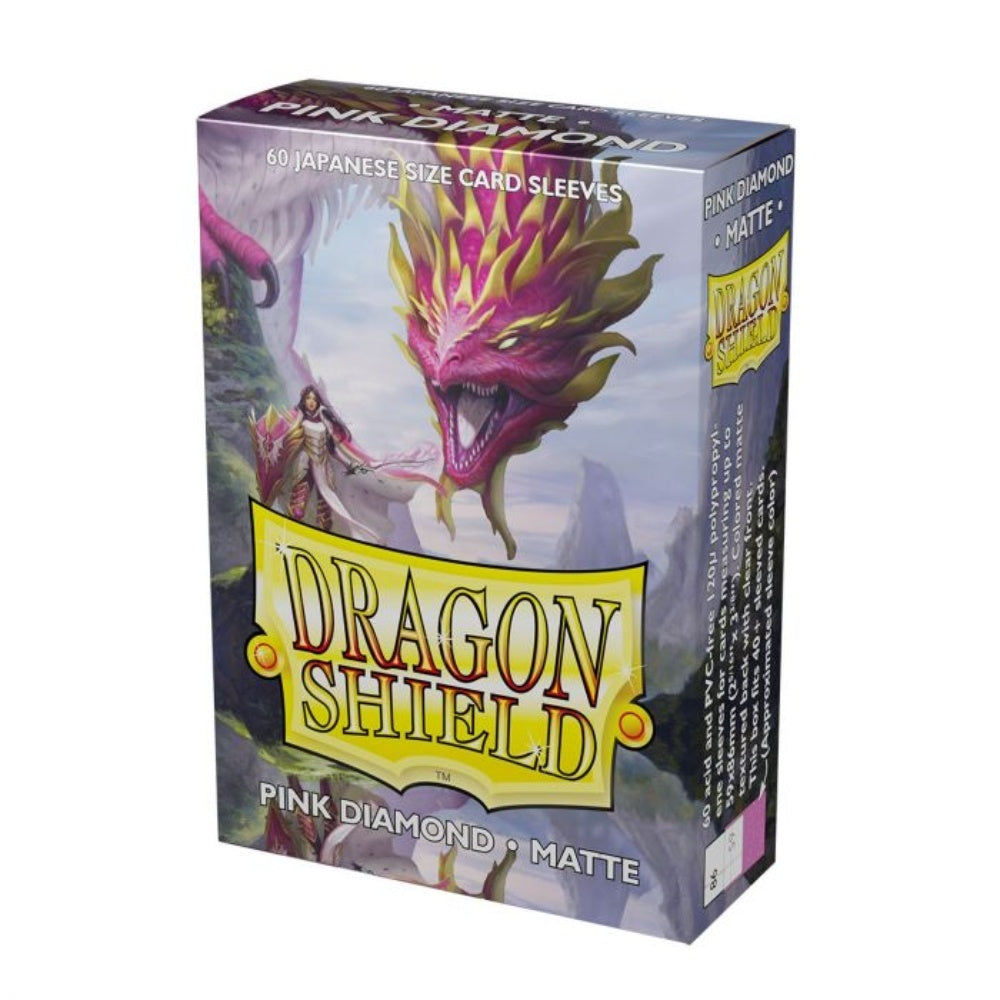 Sleeves - Dragon Shield Japanese - Box 60 - Pink Diamond-1