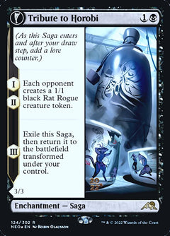 Tribute to Horobi // Echo of Death's Wail [Kamigawa: Neon Dynasty Prerelease Promos]-1