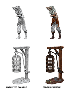 WizKids Deep Cuts Unpainted Miniatures Hanging Cage-1