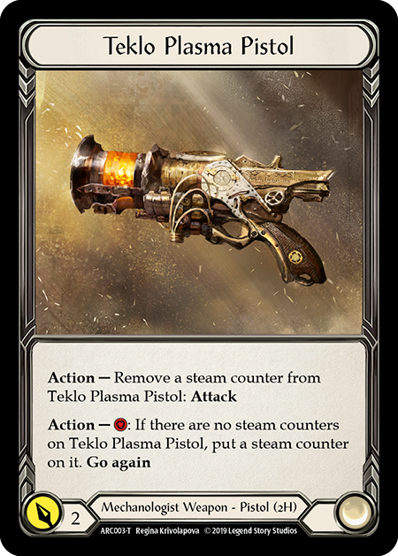 Death Dealer // Teklo Plasma Pistol [ARC040 // ARC003] (Arcane Rising)  1st Edition Normal-2