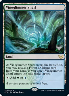 Vineglimmer Snarl (Promo Pack) [Strixhaven: School of Mages Promos]-1