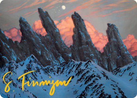 Mountain (275) Art Card (Gold-Stamped Signature) [Dungeons & Dragons: Adventures in the Forgotten Realms Art Series]-1