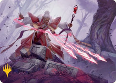 Magic Missile Art Card (Gold-Stamped Signature) [Dungeons & Dragons: Adventures in the Forgotten Realms Art Series]-1