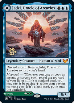 Jadzi, Oracle of Arcavios // Journey to the Oracle [Strixhaven: School of Mages Prerelease Promos]-1